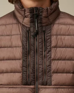 Jacket & Coats<C.P. Company D.D. Shell Collar Zip Down Jacket Purple Dove