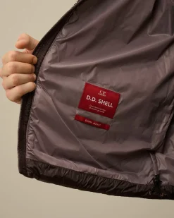 Jacket & Coats<C.P. Company D.D. Shell Collar Zip Down Jacket Purple Dove