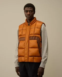 Jacket & Coats<C.P. Company D.D. Shell Down Vest Bombay Brown