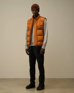 Jacket & Coats<C.P. Company D.D. Shell Down Vest Bombay Brown