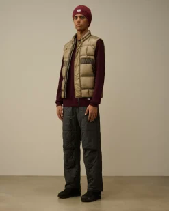 Jacket & Coats<C.P. Company D.D. Shell Down Vest Vintage Khaki – Beige