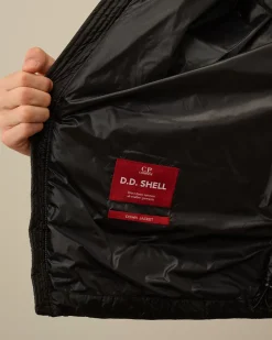 Jacket & Coats<C.P. Company D.D. Shell Goggle Down Jacket Black
