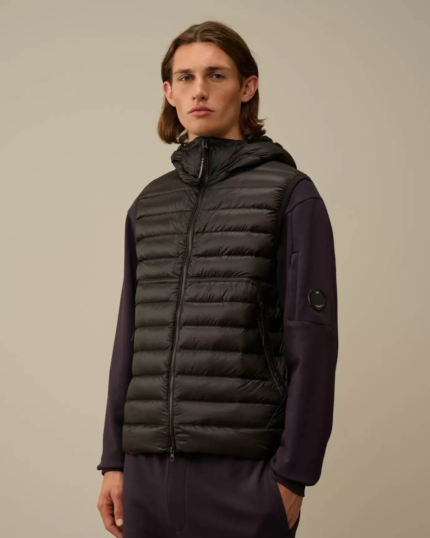 Jacket & Coats<C.P. Company D.D. Shell Goggle Down Vest Black