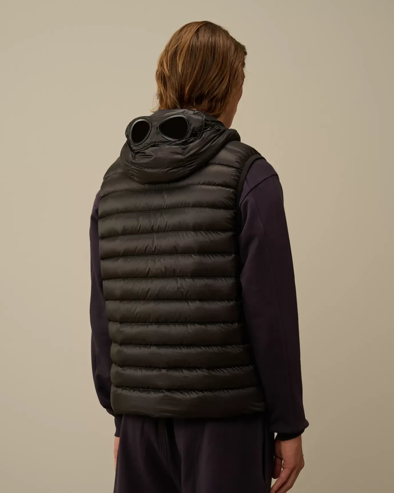 Jacket & Coats<C.P. Company D.D. Shell Goggle Down Vest Black