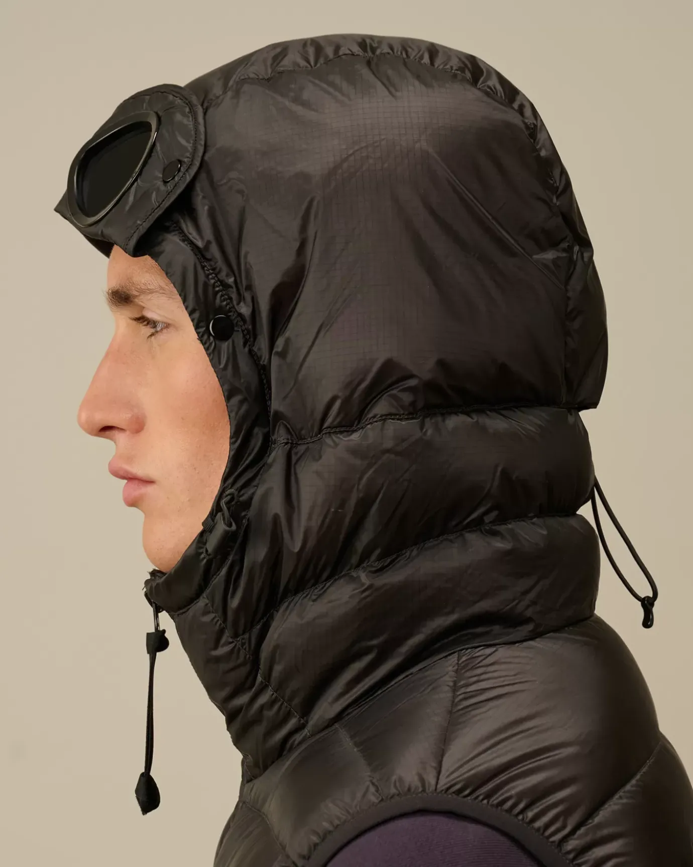 Jacket & Coats<C.P. Company D.D. Shell Goggle Down Vest Black