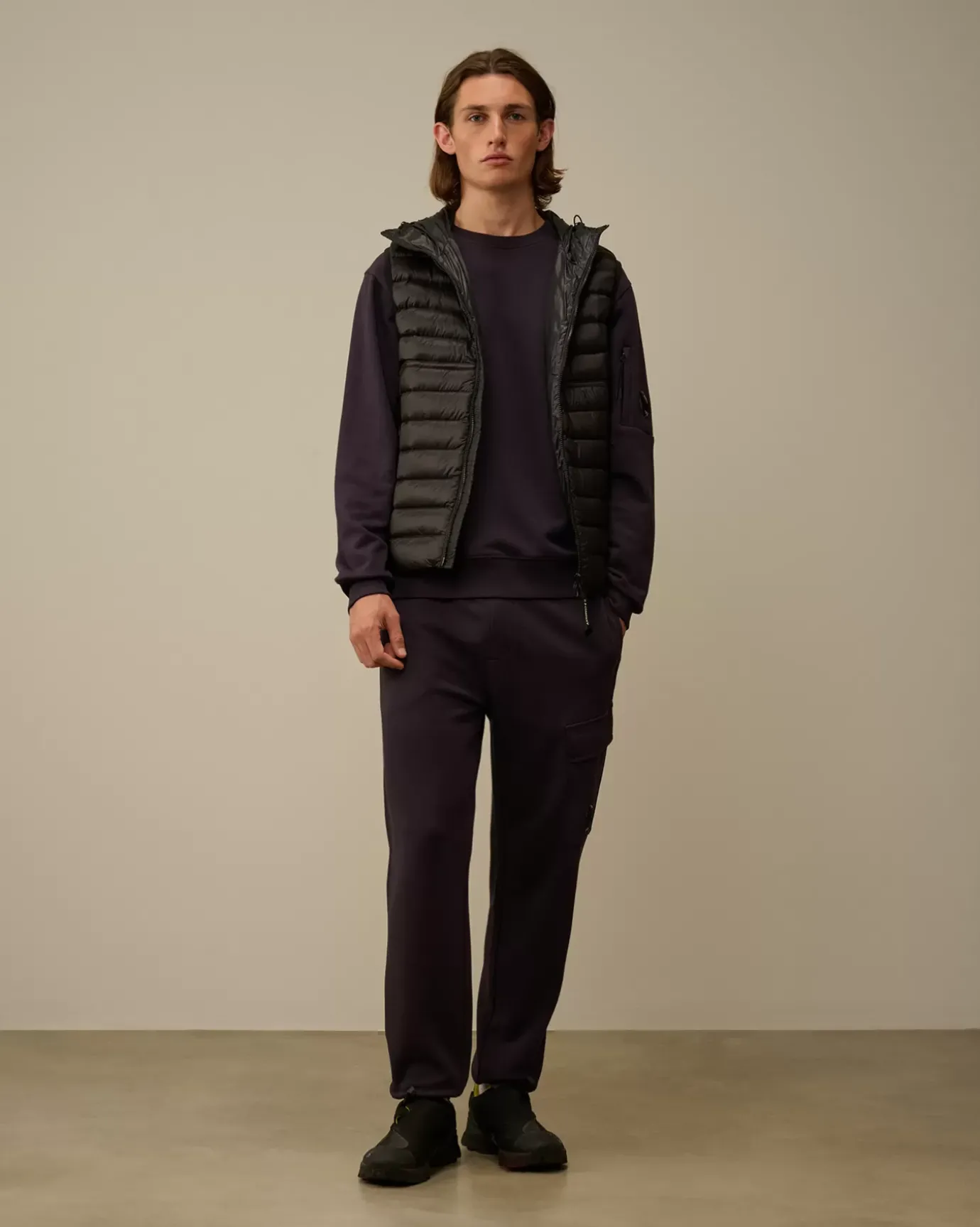 Jacket & Coats<C.P. Company D.D. Shell Goggle Down Vest Black