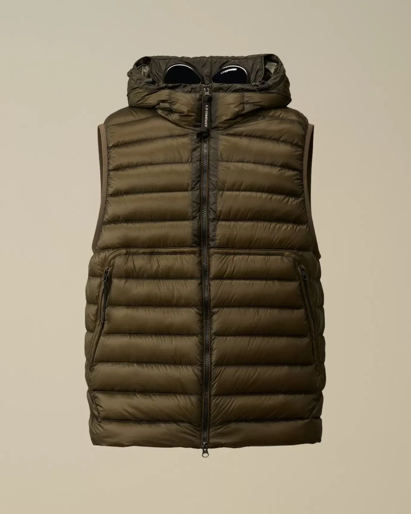 Jacket & Coats<C.P. Company D.D. Shell Goggle Down Vest Grape Leaf – Green