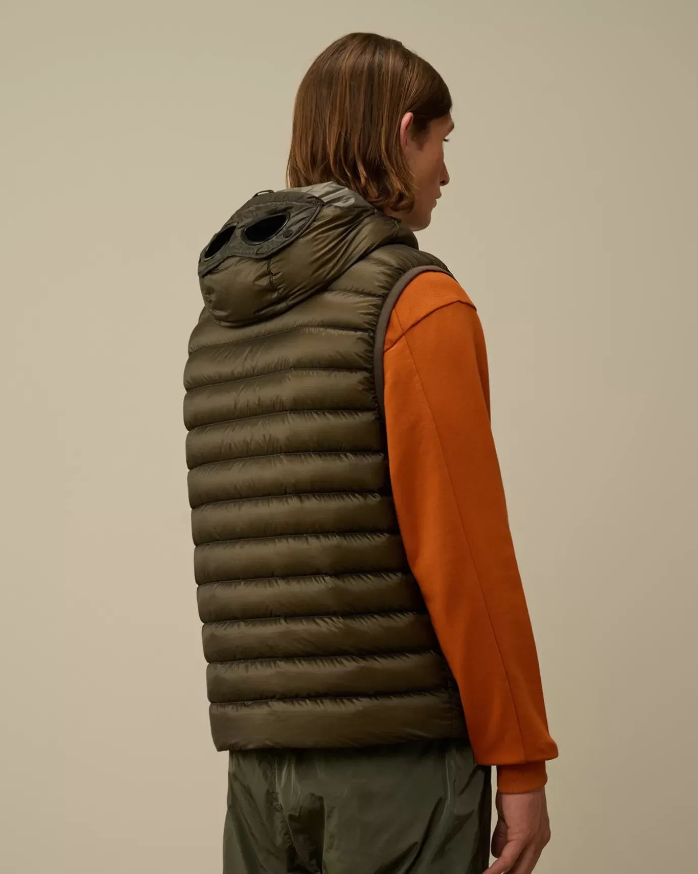 Jacket & Coats<C.P. Company D.D. Shell Goggle Down Vest Grape Leaf – Green