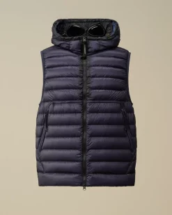 Jacket & Coats<C.P. Company D.D. Shell Goggle Down Vest Estate Blue