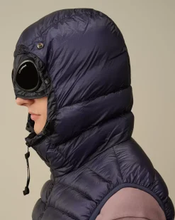 Jacket & Coats<C.P. Company D.D. Shell Goggle Down Vest Estate Blue