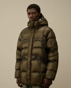 Jacket & Coats<C.P. Company D.D. Shell Hooded Long Down Jacket Grape Leaf – Green