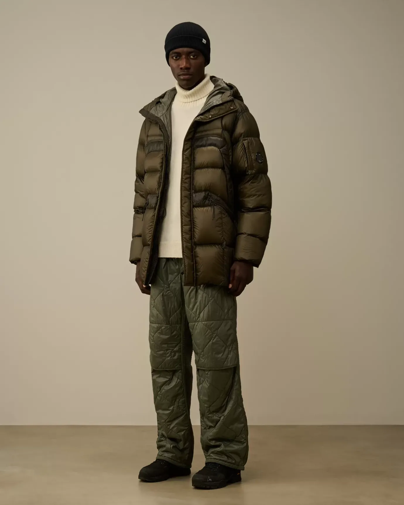Jacket & Coats<C.P. Company D.D. Shell Hooded Long Down Jacket Grape Leaf – Green