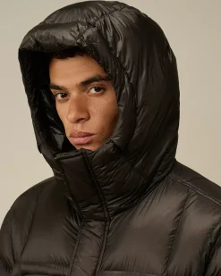 Jacket & Coats<C.P. Company D.D. Shell Hooded Long Down Jacket Black