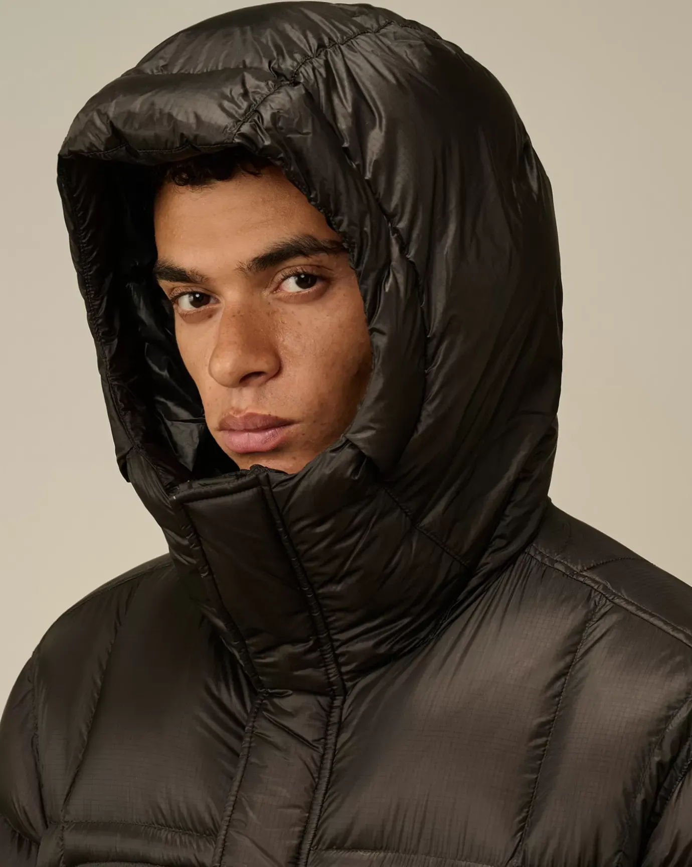 Jacket & Coats<C.P. Company D.D. Shell Hooded Long Down Jacket Black