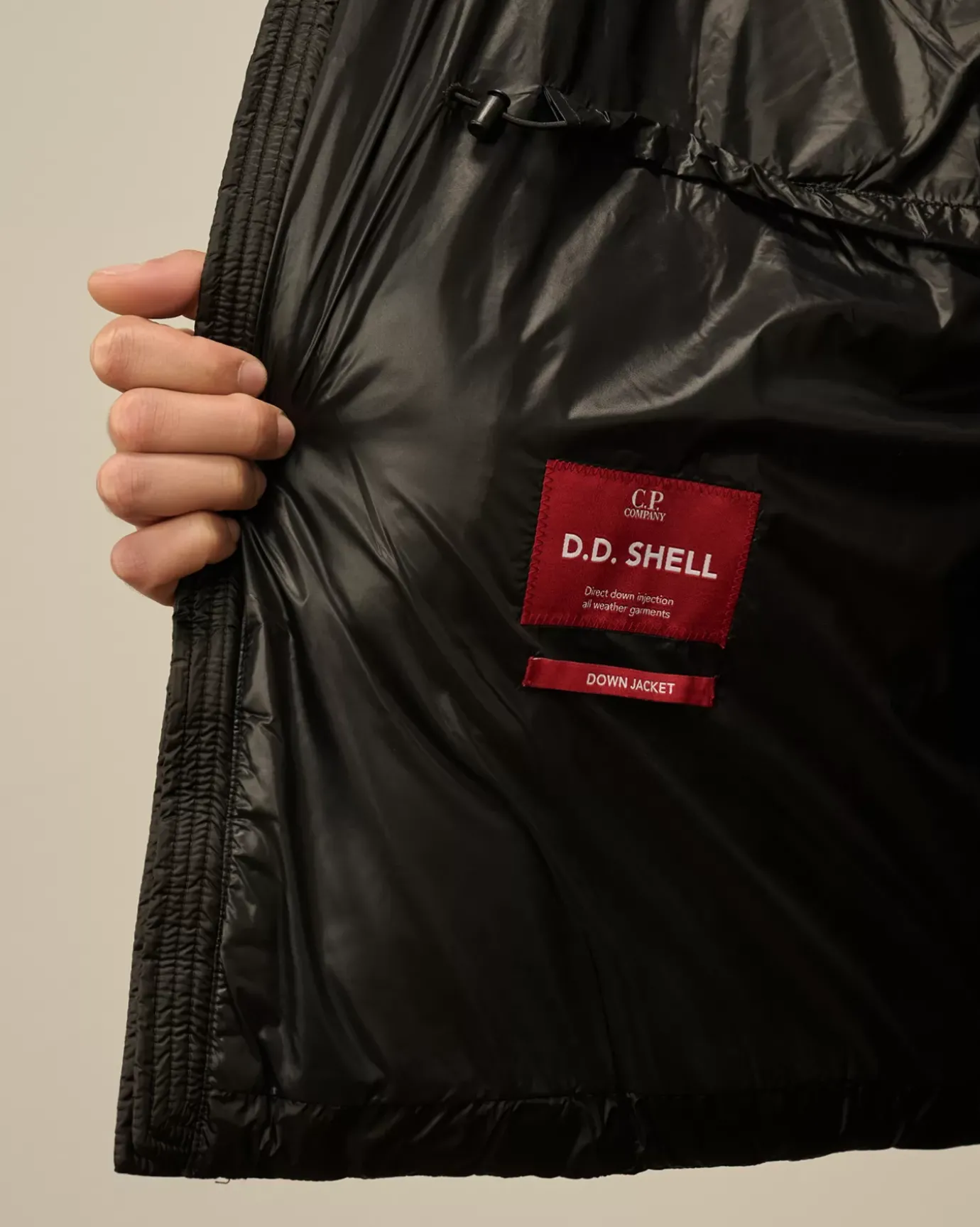 Jacket & Coats<C.P. Company D.D. Shell Hooded Long Down Jacket Black