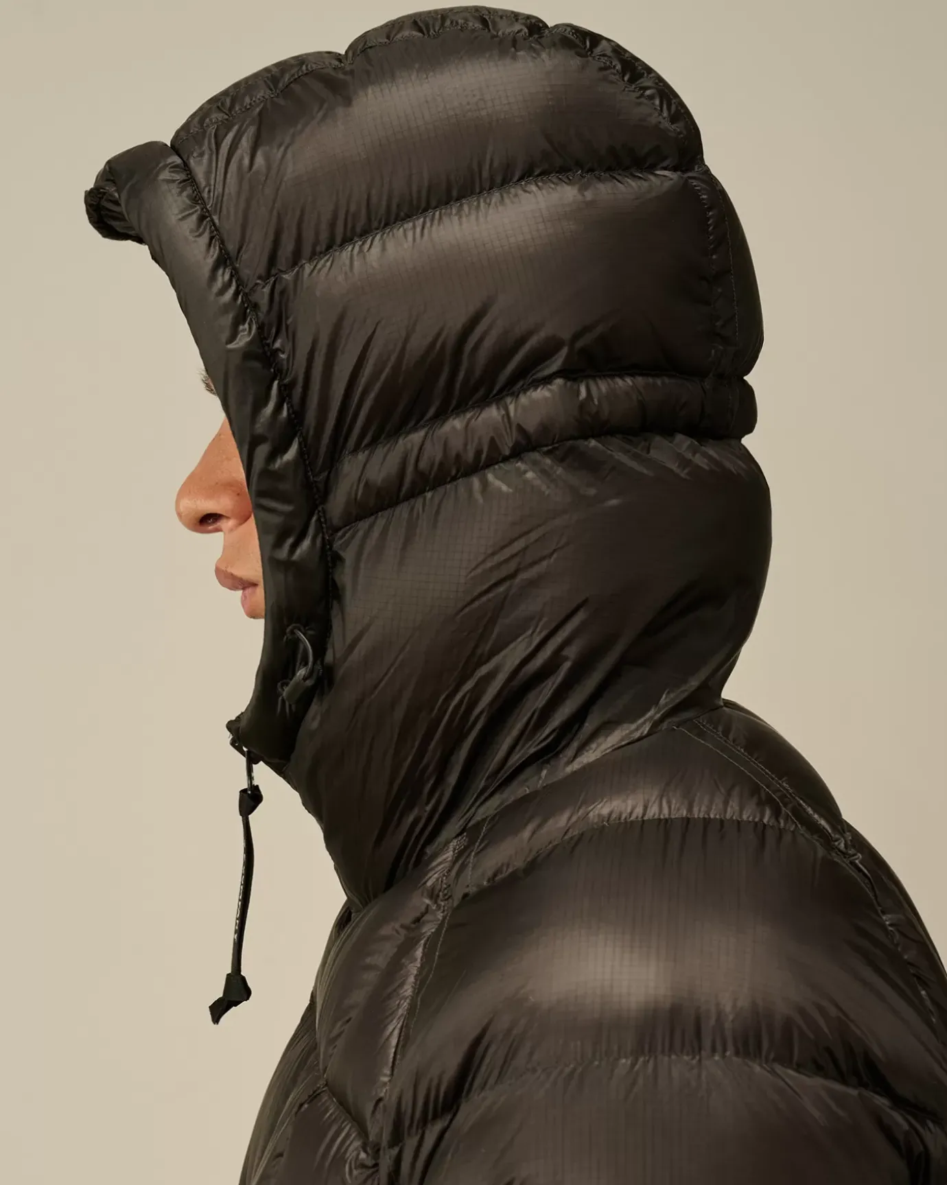 Jacket & Coats<C.P. Company D.D. Shell Hooded Medium Down Jacket Black