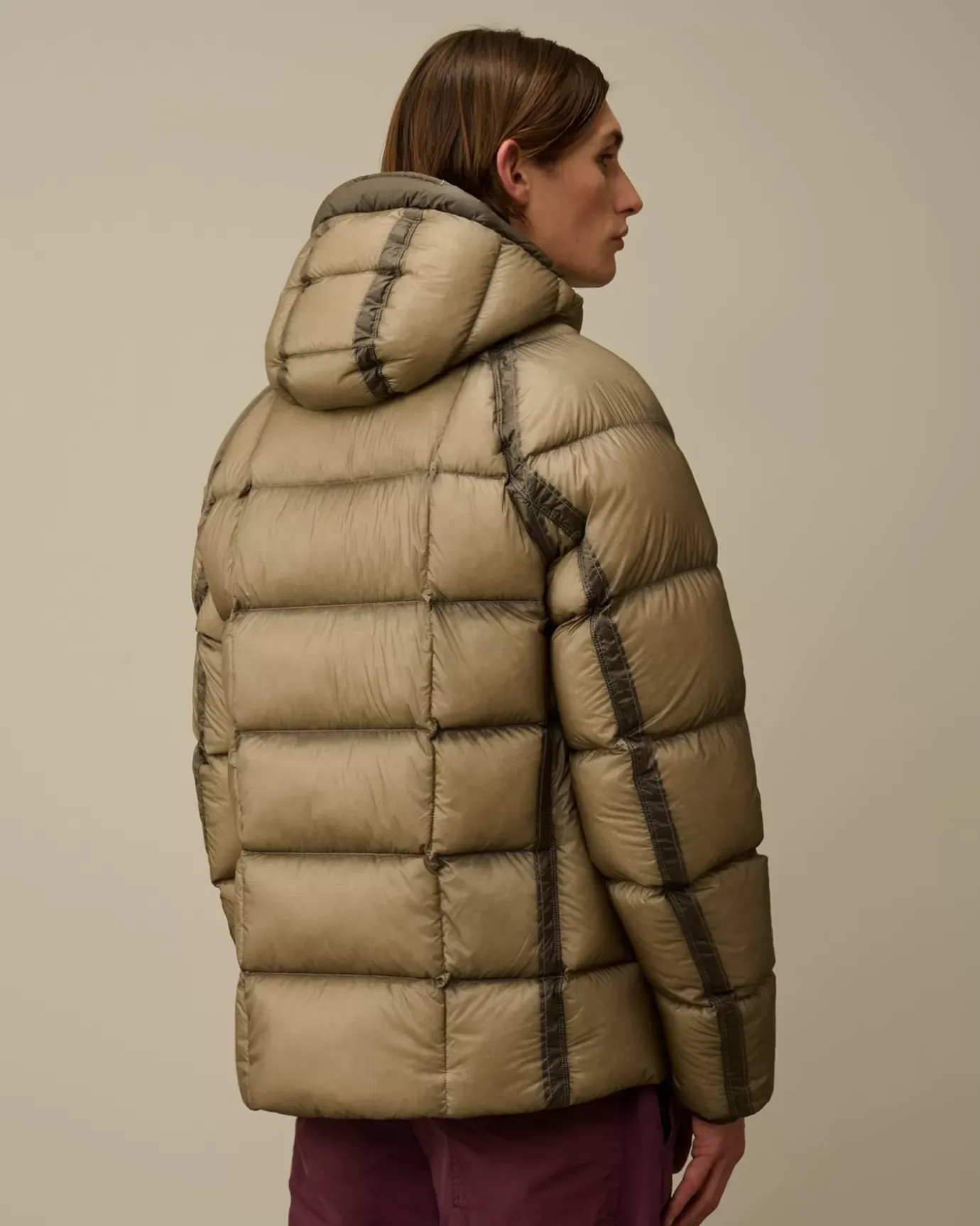 Jacket & Coats<C.P. Company D.D. Shell Hooded Medium Down Jacket Vintage Khaki – Beige
