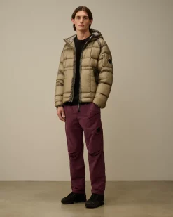 Jacket & Coats<C.P. Company D.D. Shell Hooded Medium Down Jacket Vintage Khaki – Beige
