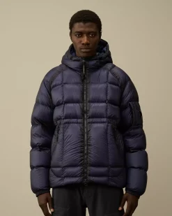 Jacket & Coats<C.P. Company D.D. Shell Hooded Medium Down Jacket Estate Blue