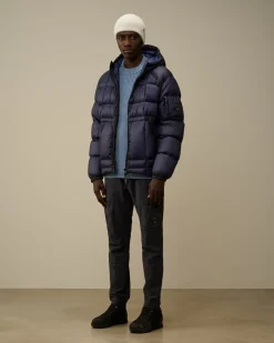 Jacket & Coats<C.P. Company D.D. Shell Hooded Medium Down Jacket Estate Blue