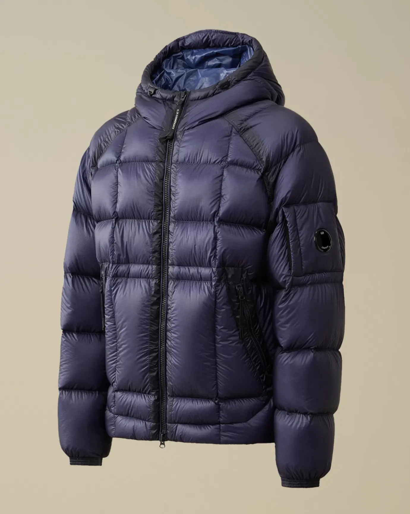 Jacket & Coats<C.P. Company D.D. Shell Hooded Medium Down Jacket Estate Blue