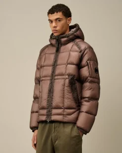 Jacket & Coats<C.P. Company D.D. Shell Hooded Medium Down Jacket Purple Dove
