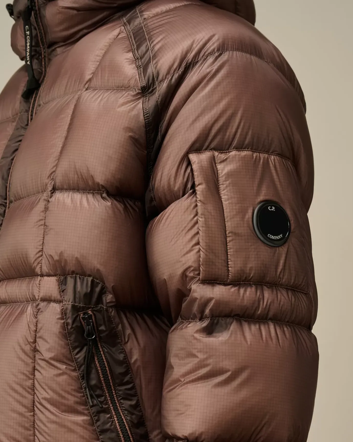 Jacket & Coats<C.P. Company D.D. Shell Hooded Medium Down Jacket Purple Dove