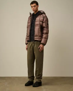 Jacket & Coats<C.P. Company D.D. Shell Hooded Medium Down Jacket Purple Dove