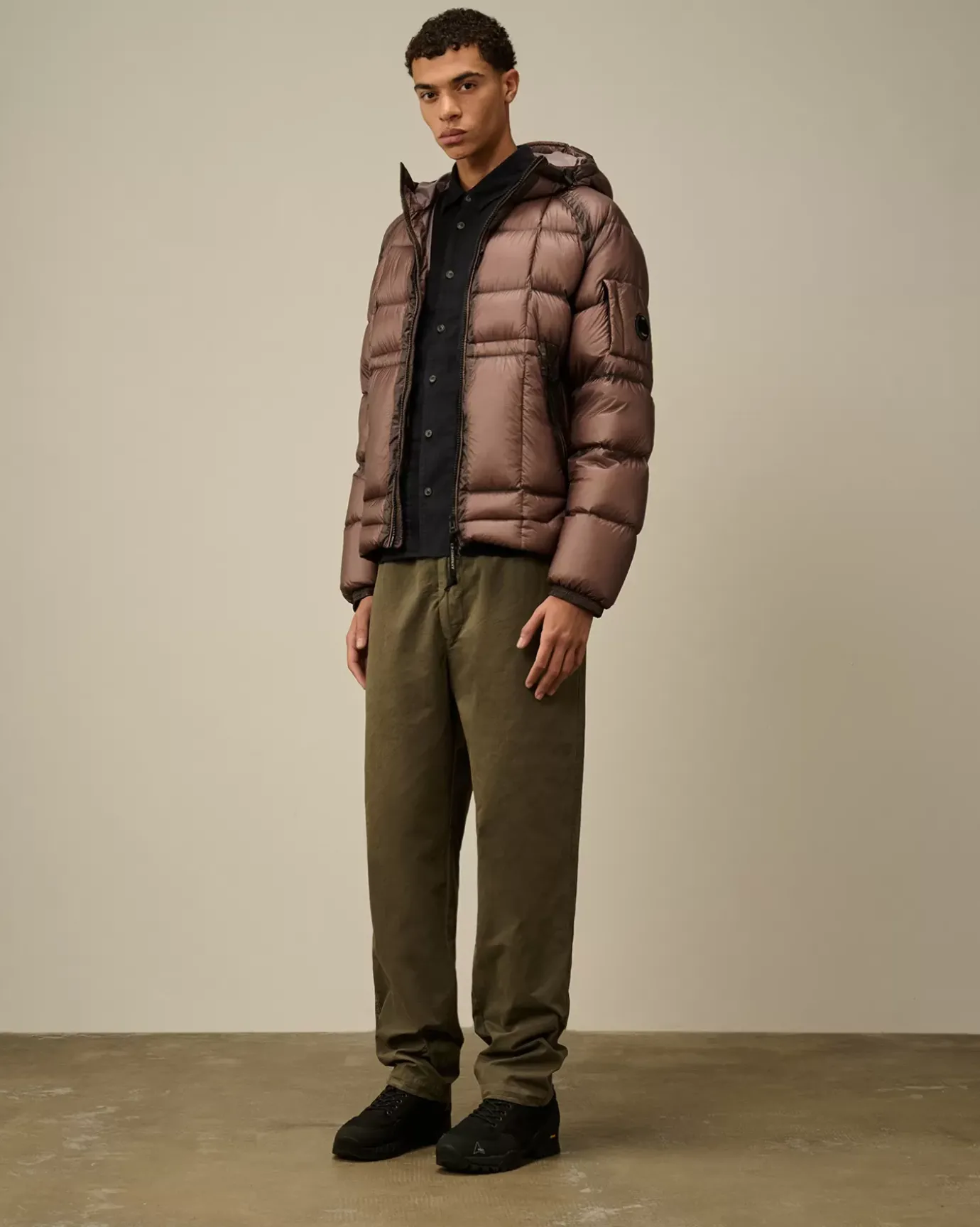 Jacket & Coats<C.P. Company D.D. Shell Hooded Medium Down Jacket Purple Dove