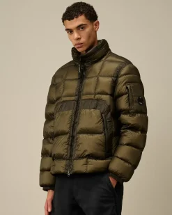 Jacket & Coats<C.P. Company D.D. Shell Hooded Short Down Jacket Grape Leaf – Green