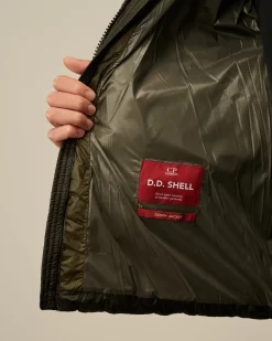 Jacket & Coats<C.P. Company D.D. Shell Hooded Short Down Jacket Grape Leaf – Green