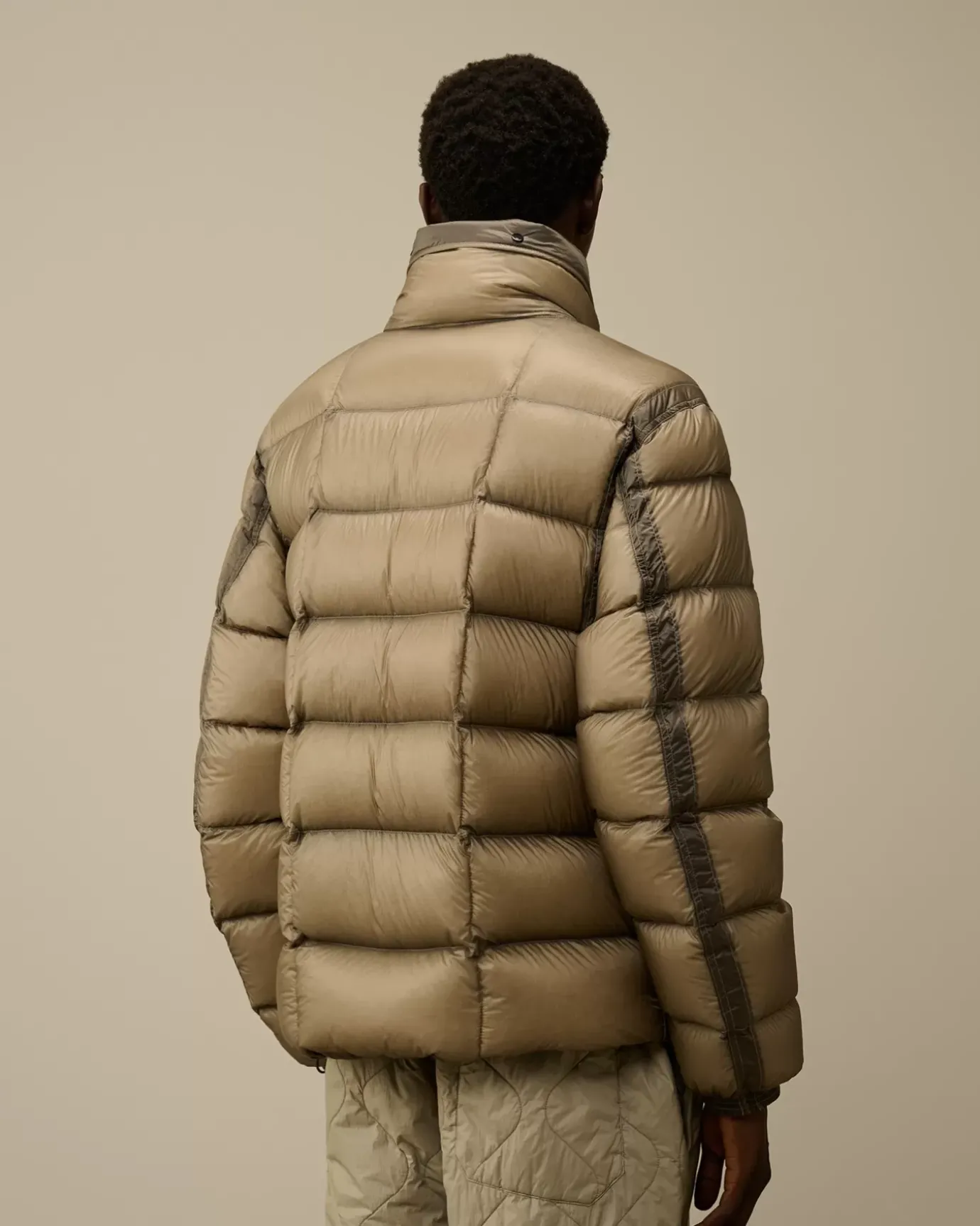 Jacket & Coats<C.P. Company D.D. Shell Hooded Short Down Jacket Vintage Khaki – Beige