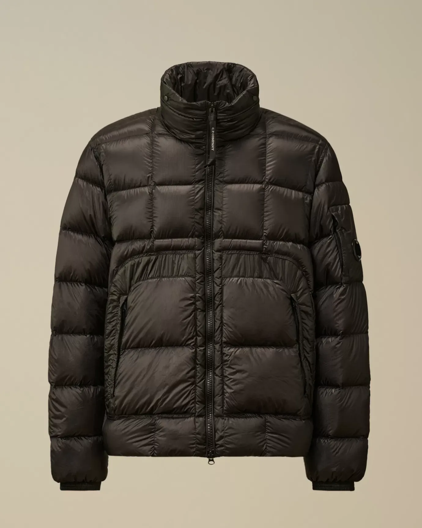 Jacket & Coats<C.P. Company D.D. Shell Hooded Short Down Jacket Black