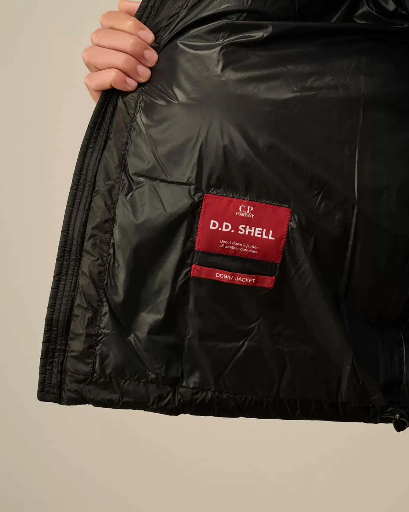 Jacket & Coats<C.P. Company D.D. Shell Hooded Short Down Jacket Black