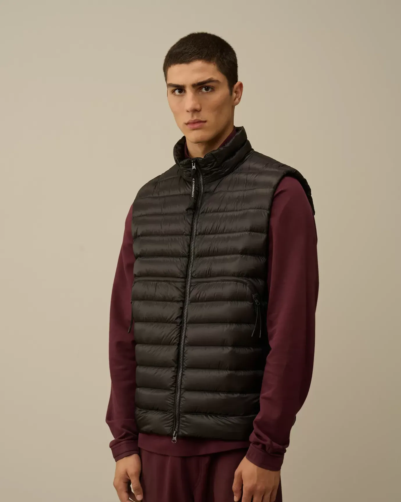 Jacket & Coats<C.P. Company D.D. Shell Lens Down Vest Black