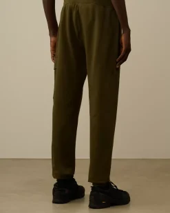 Tracksuits & Shorts<C.P. Company Diagonal Raised Fleece Cargo Sweatpants Ivy Green