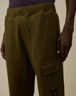 Tracksuits & Shorts<C.P. Company Diagonal Raised Fleece Cargo Sweatpants Ivy Green