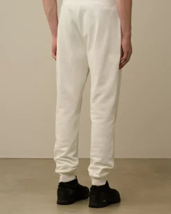 Tracksuits & Shorts<C.P. Company Diagonal Raised Fleece Cargo Sweatpants Gauze White
