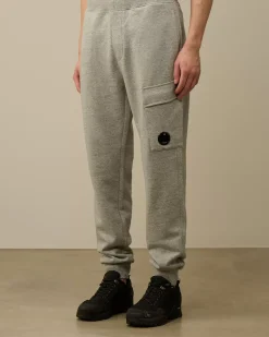 Tracksuits & Shorts<C.P. Company Diagonal Raised Fleece Cargo Sweatpants Greystone Melange