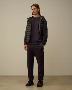 Tracksuits & Shorts<C.P. Company Diagonal Raised Fleece Cargo Sweatpants Nightshade – Purple