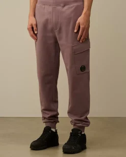 Tracksuits & Shorts<C.P. Company Diagonal Raised Fleece Cargo Sweatpants Purple Dove