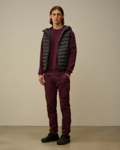 Sweatshirts<C.P. Company Diagonal Raised Fleece Crew Neck Lens Sweatshirt Potent Purple