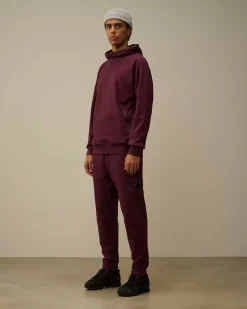 Sweatshirts<C.P. Company Diagonal Raised Fleece Goggle Hooded Sweatshirt Potent Purple