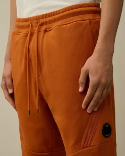Tracksuits & Shorts<C.P. Company Diagonal Raised Fleece Lens Sweatpants Bombay Brown