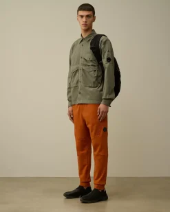 Tracksuits & Shorts<C.P. Company Diagonal Raised Fleece Lens Sweatpants Bombay Brown