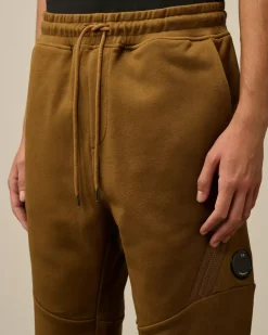 Tracksuits & Shorts<C.P. Company Diagonal Raised Fleece Lens Sweatpants Toffee – Beige