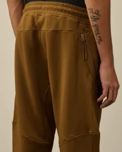 Tracksuits & Shorts<C.P. Company Diagonal Raised Fleece Lens Sweatpants Toffee – Beige