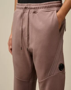 Tracksuits & Shorts<C.P. Company Diagonal Raised Fleece Lens Sweatpants Purple Dove