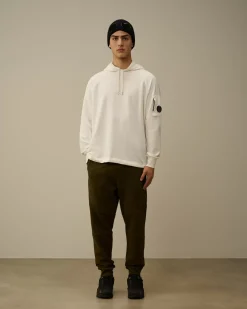 Tracksuits & Shorts<C.P. Company Diagonal Raised Fleece Lens Sweatpants Ivy Green