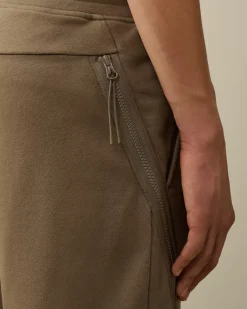 Tracksuits & Shorts<C.P. Company Diagonal Raised Fleece Lens Sweatpants Walnut – Beige